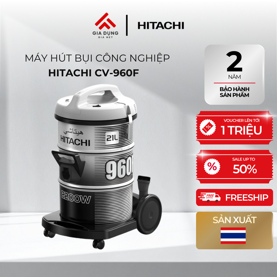 Máy Hút Bụi Công Nghiệp Hitachi CV-960F