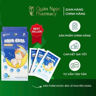[CHÍNH HÃNG] Miếng dán hạ sốt cho bé AQUA COOL, Hộp 6 Miếng