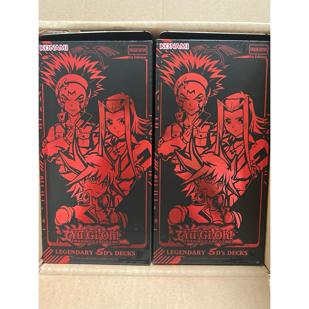 hộp thẻ bài Yugioh chính hãng x1 Legendary 5ds Deck bản UK