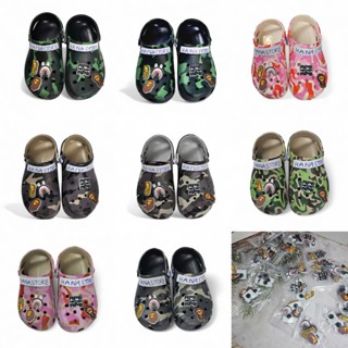  HANASTORE- Đặt tăng 1 size  Dép Cà R.O.S.S x B.a.p.e C.a.m.o Tặng charm dép quai hậu nam nữ đúc nguyên khối 