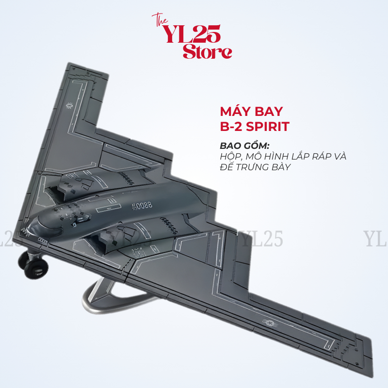 Mô Hình Máy Bay B2 SPIRIT Xe Tăng Lắp Ráp Các Loại Nhựa Cứng Quà Tặng Sưu Tầm Trang Trí M1 YL