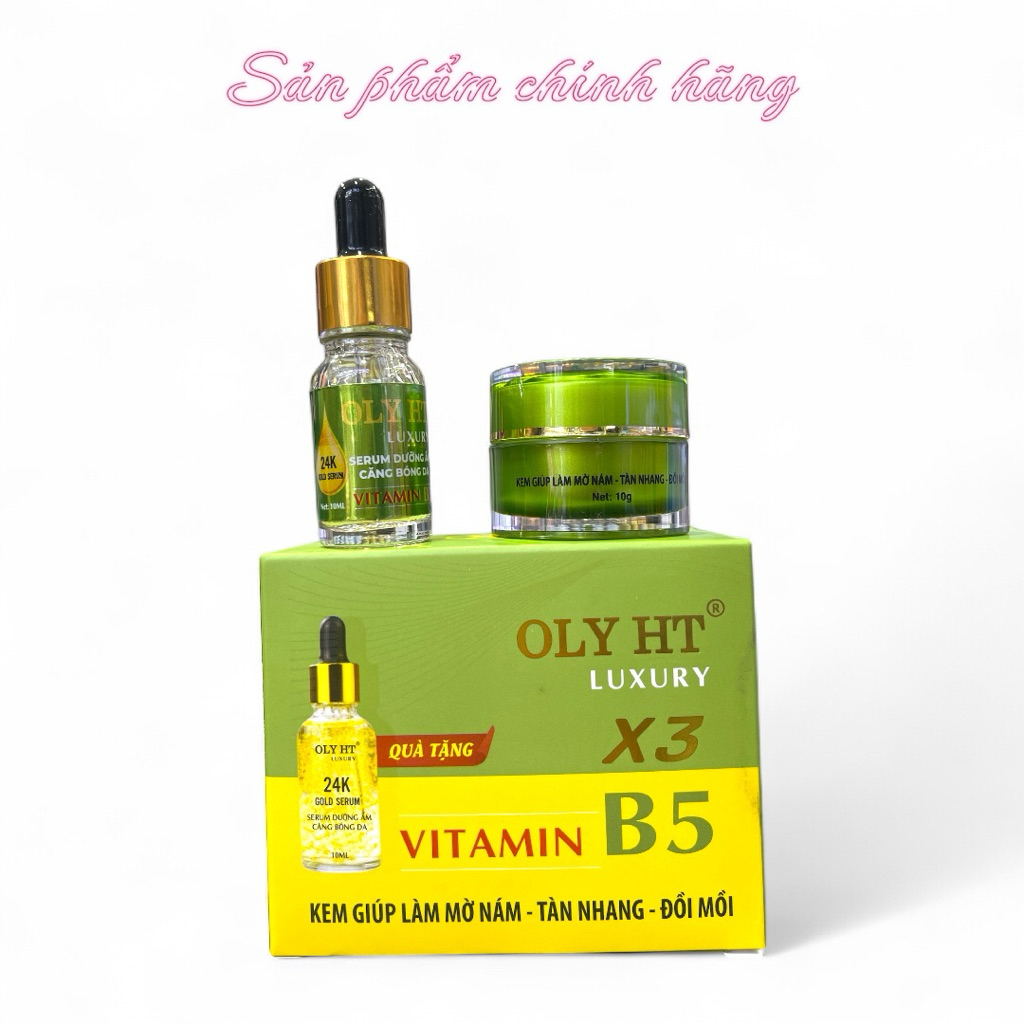 Kem Oly Ht Luxury Vitamin B5, Kem Nám X3 Peel Giúp Mờ Nám Tàn Nhang Đồi Mồi Chính Hãng
