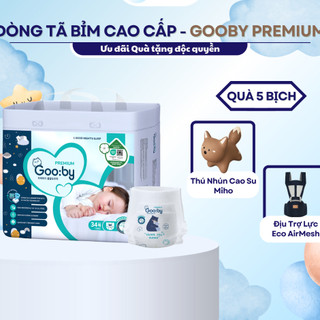 [KÈM QUÀ] COMBO 5 Bịch Bỉm Quần/Dán Gooby Premium - đủ size NB/S/M/L/XL/XXL/XXXL