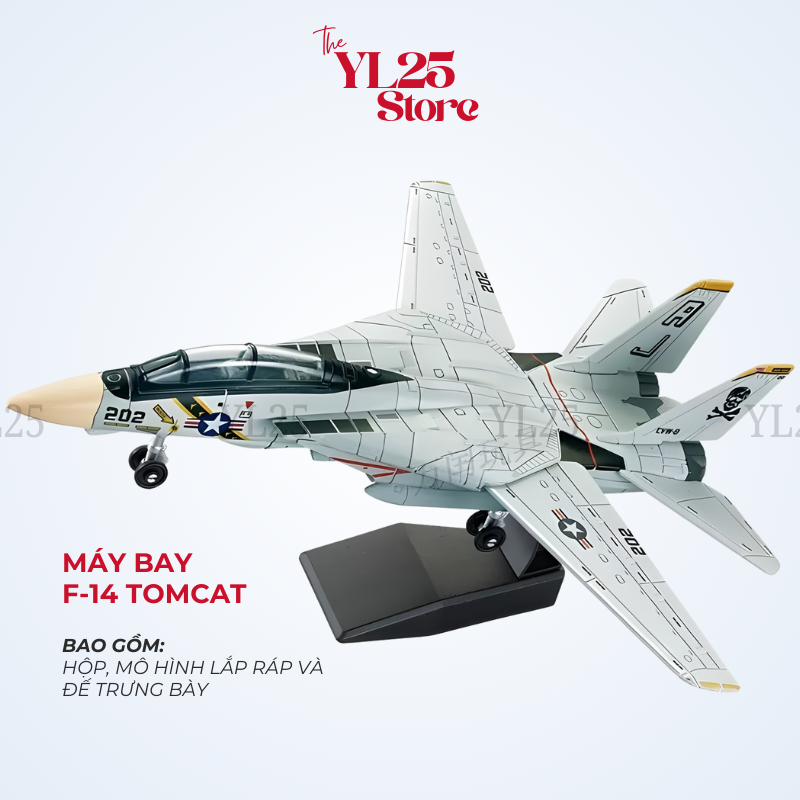 Mô Hình Máy Bay F14 TOMCAT Xe Tăng Lắp Ráp Các Loại Nhựa Cứng Quà Tặng Sưu Tầm Trang Trí M2 YL
