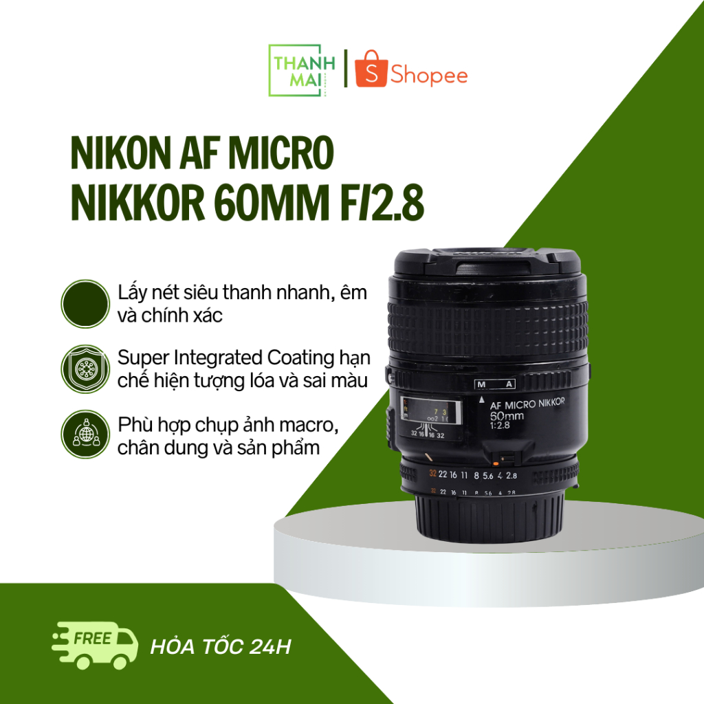 Ống kính Nikon AF Micro Nikkor 60mm f/2.8