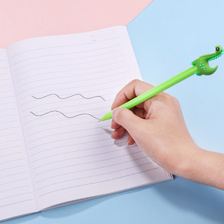 Set 10 bút nước khủng long bút nước học sinh sinh viên bút gel mực thay thế bút thay ngòi tiện dụng đầu ngòi 0.38mm