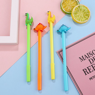 Set 10 bút nước khủng long bút nước học sinh sinh viên bút gel mực thay thế bút thay ngòi tiện dụng đầu ngòi 0.38mm