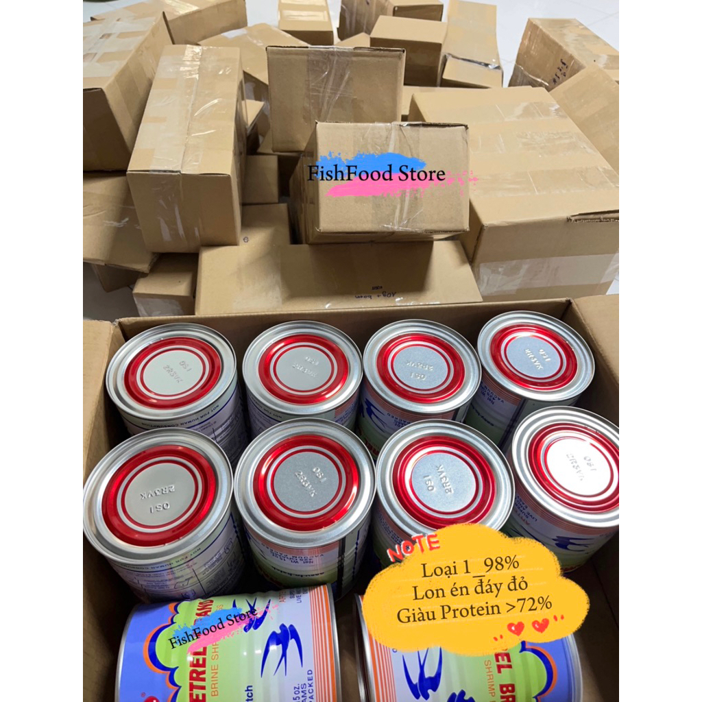 [Loại 1]Cám lon Mỹ OSI Én đáy đỏ_Cám chuyên cho cá con - Cám nuôi được artemia Mỹ loại 1 và artemia 