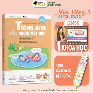 Sách Tiếng Anh Cho Người Mất Gốc - TẶNG KÈM KHOÁ HỌC HITBOOKS - Tác giả HUYỀN WINDY
