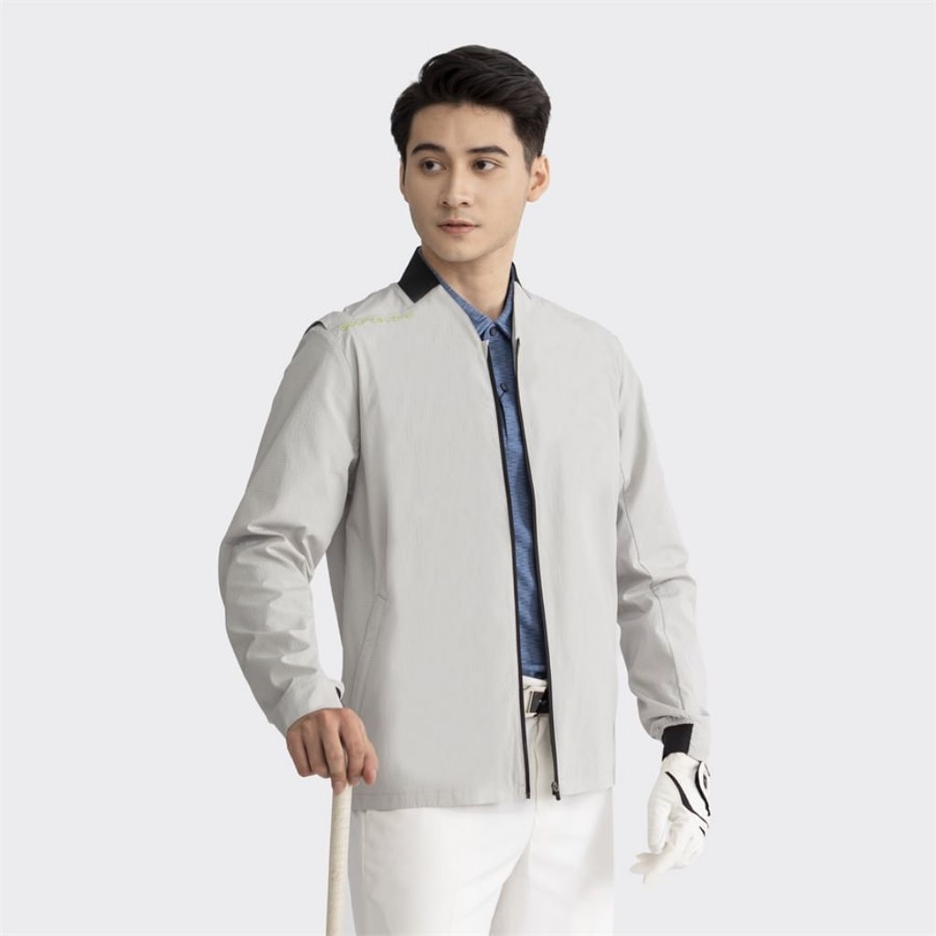 Tag 2500 - Áo khoác hai lớp Nam Aristino Golf AJKG05W2 xám