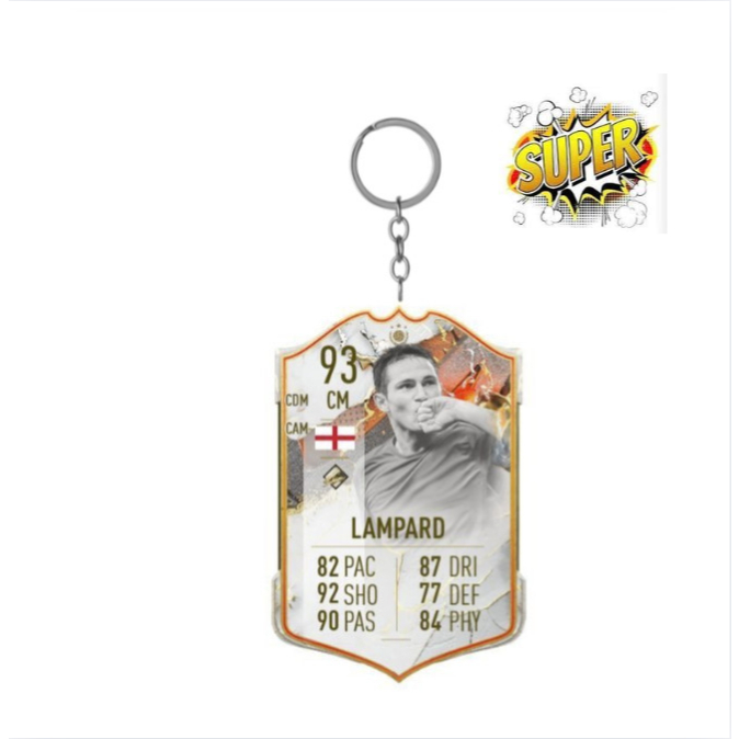 Móc khoá Lampard icon card 93 Keychain