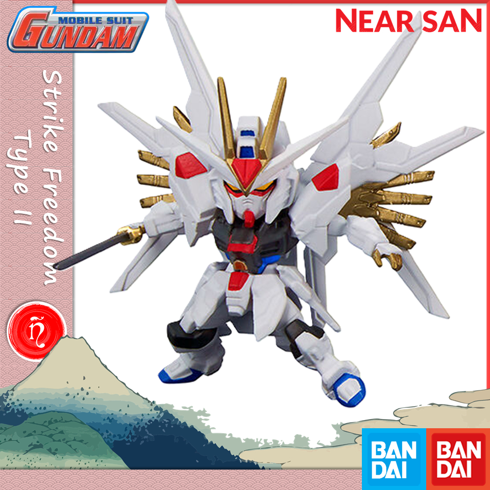 strike freedom type II gundam mô hình gashapon bandai capsule index 01 gacha