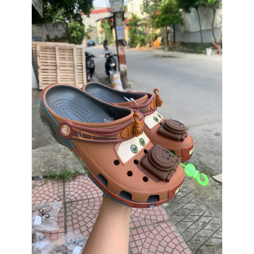 |Có Sẵn| Dép Ô Tô Nâu Mater Car Size Người Lớn
