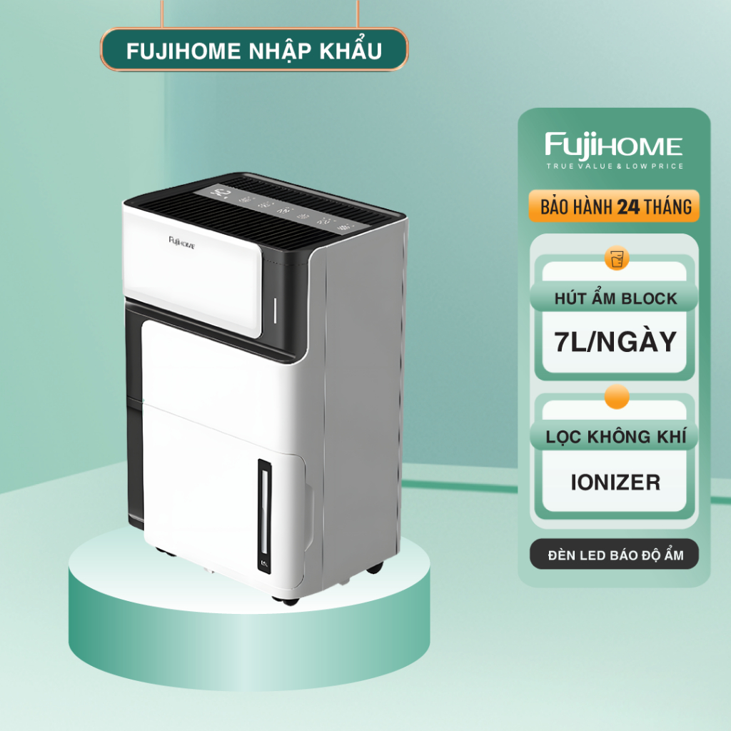 Máy hút ẩm thông minh Fujihome DH07