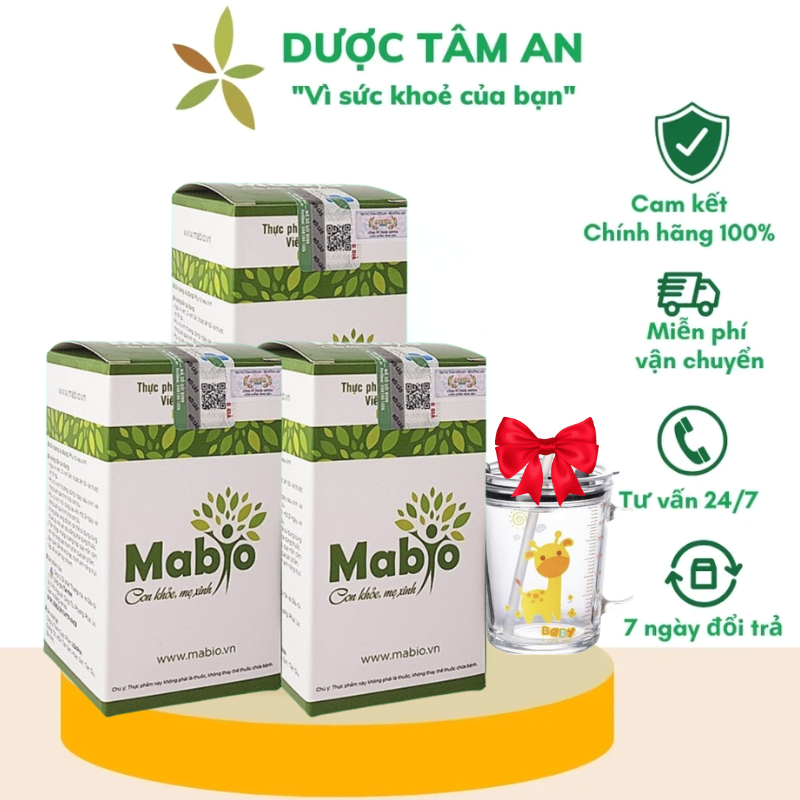 COMBO 3 HỘP Viên uống lợi sữa Mabio (60 viên)