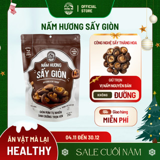  Nấm Hương Sấy Thăng Hoa Nấm Hương Sấy Giòn Không Đường - Ăn Liền Thơm Ngon Ăn Vặt Dinh Dưỡng 