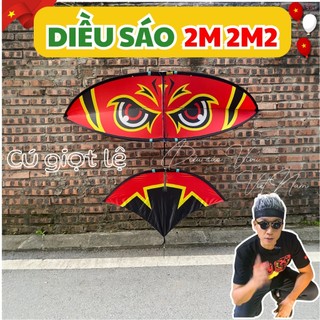  Diều sáo 2m 2m2 full cacbon - Giảm giá mẫu cũ - Tặng đồ sửa chữa diều 