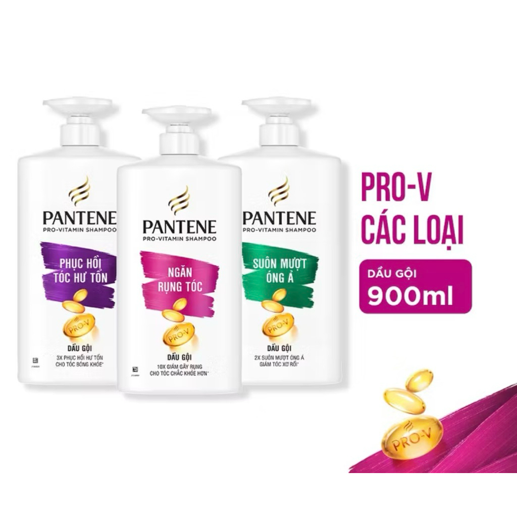 (1507) Dầu gội Pantene 900g