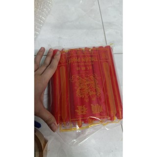 Đèn Cầy Đỏ To 17cm -8 cây (Nến)