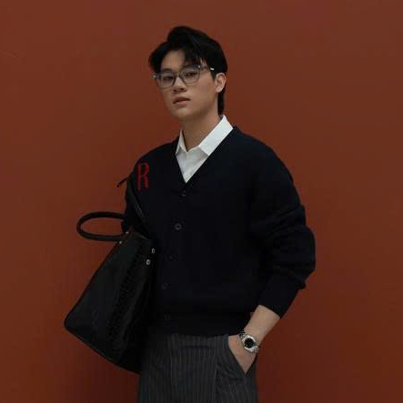 Áo cardigan nam xanh than R- Cardigan by Scott Sor