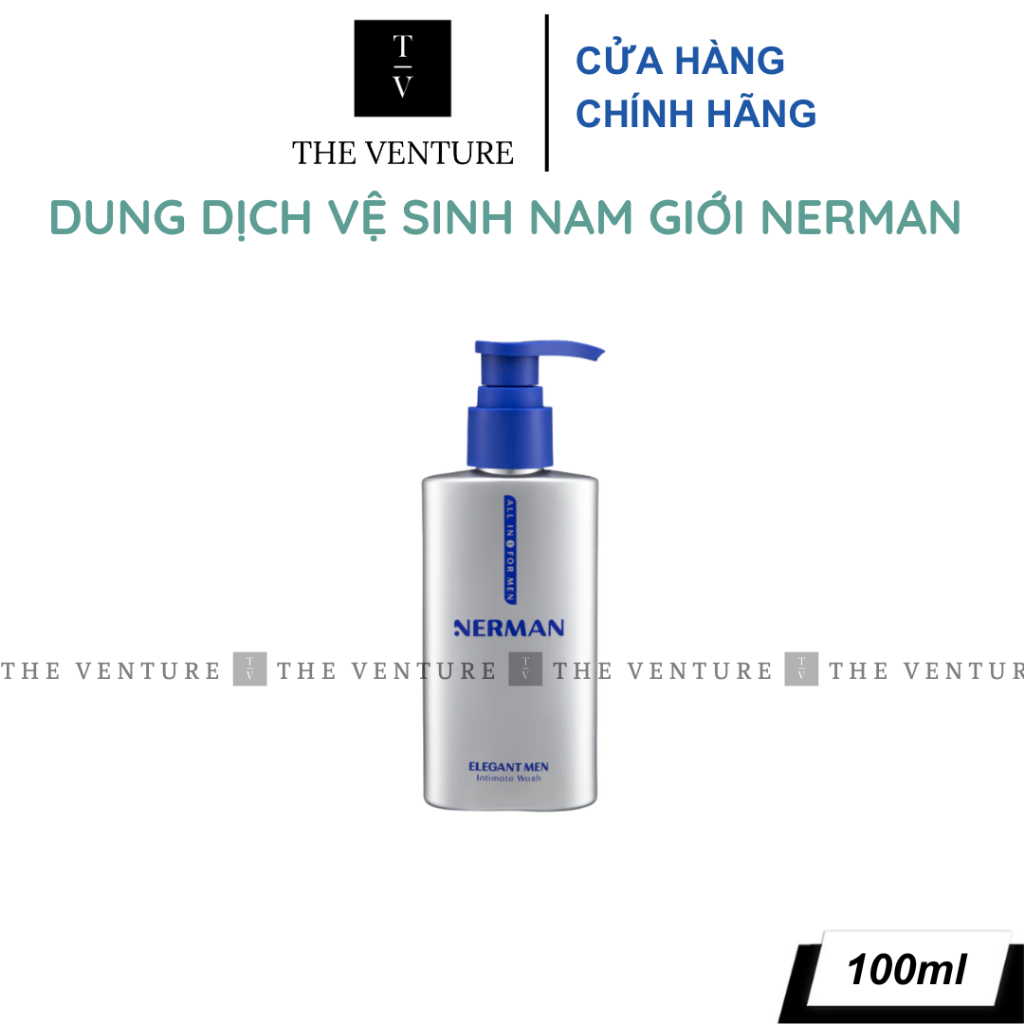 Dung dịch vệ sinh nam Nerman Elegant Men hương nước hoa - 100ml