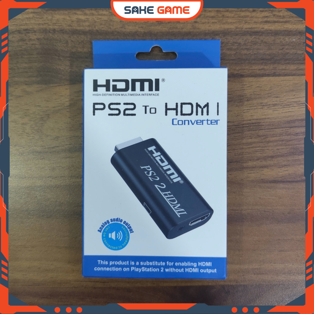 Bộ Chuyển Đổi PS2 Sang HDMI Cao Cấp PS2 To HDMI Bộ Chuyển PS2 HDMI PS2 To HDMI Đầu Chuyển Cáp PS2 HD