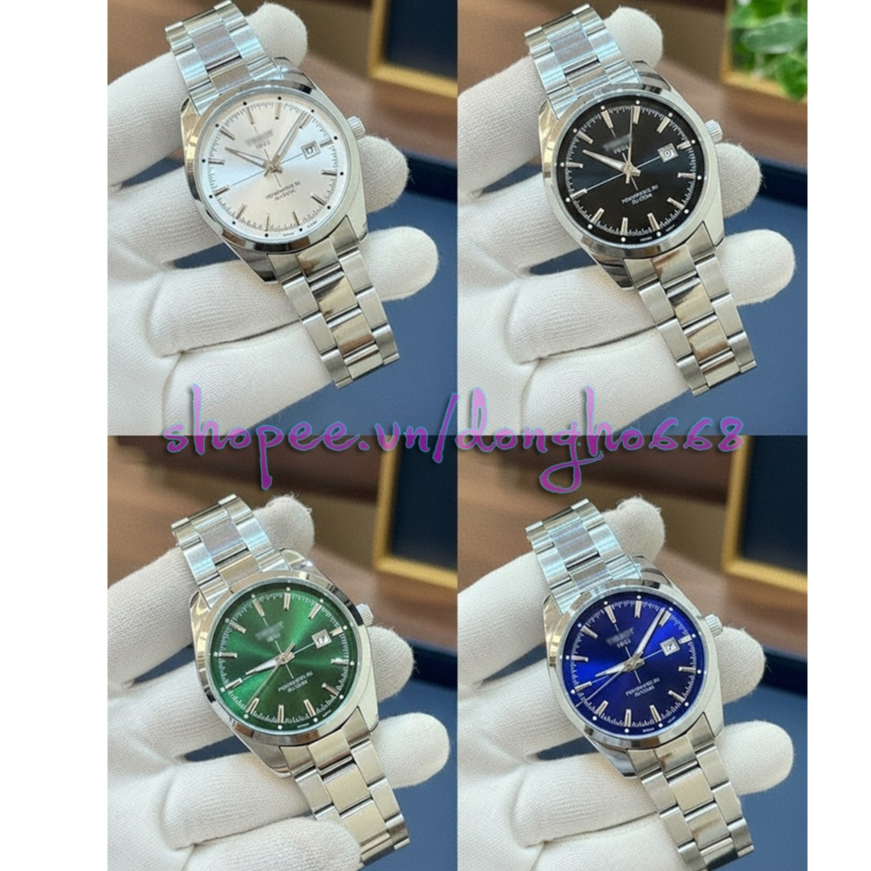 Đồng hồ nam pin kim trôi có dạ quang siêu bền, dây đúc đặc, đồng hồ nam chống nước, sang trọng