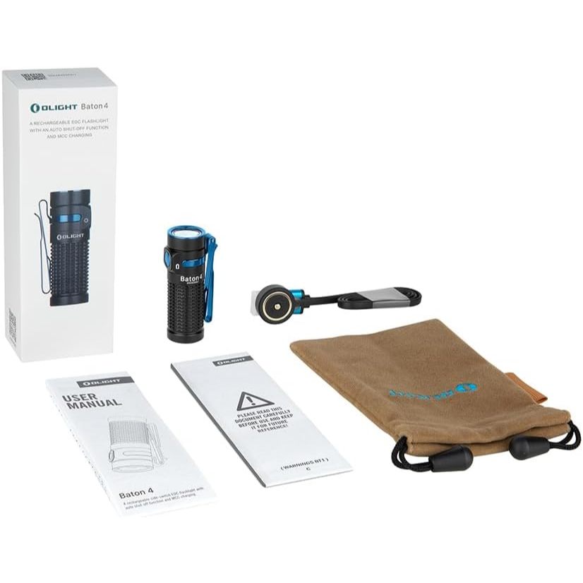OLIGHT BATON 4 Rechargeable EDC Flashlight Đèn pin