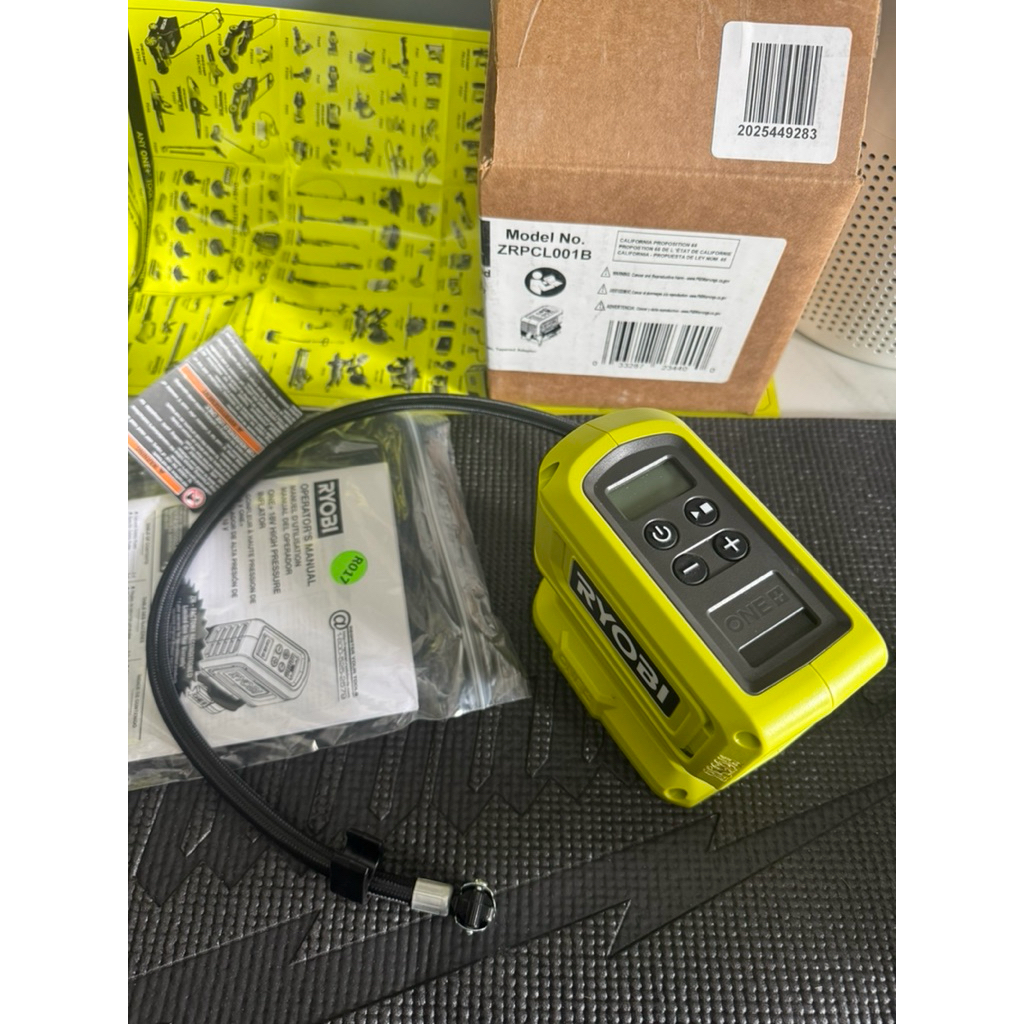 bơm lốp xe 18v ryobi PCL001 ( thân máy )