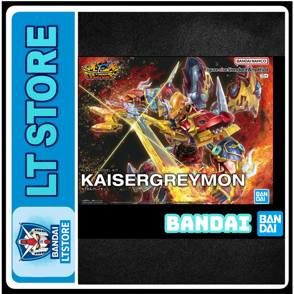 Mô hình lắp ráp Figure Rise Standard Amplified DIGIMON KaiserGreymon - Bandai
