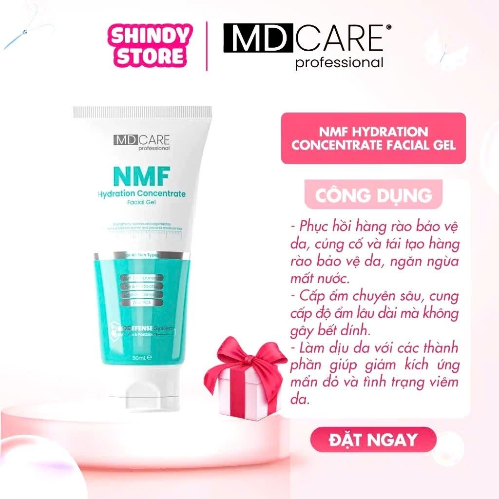 ( Chính Hãng-Kèm Quà Tặng) Kem Dưỡng NMF MD Care 50ml Kiểm Soát Dầu, Tái Tạo Và Phục Hồi Hàng Rào Bả
