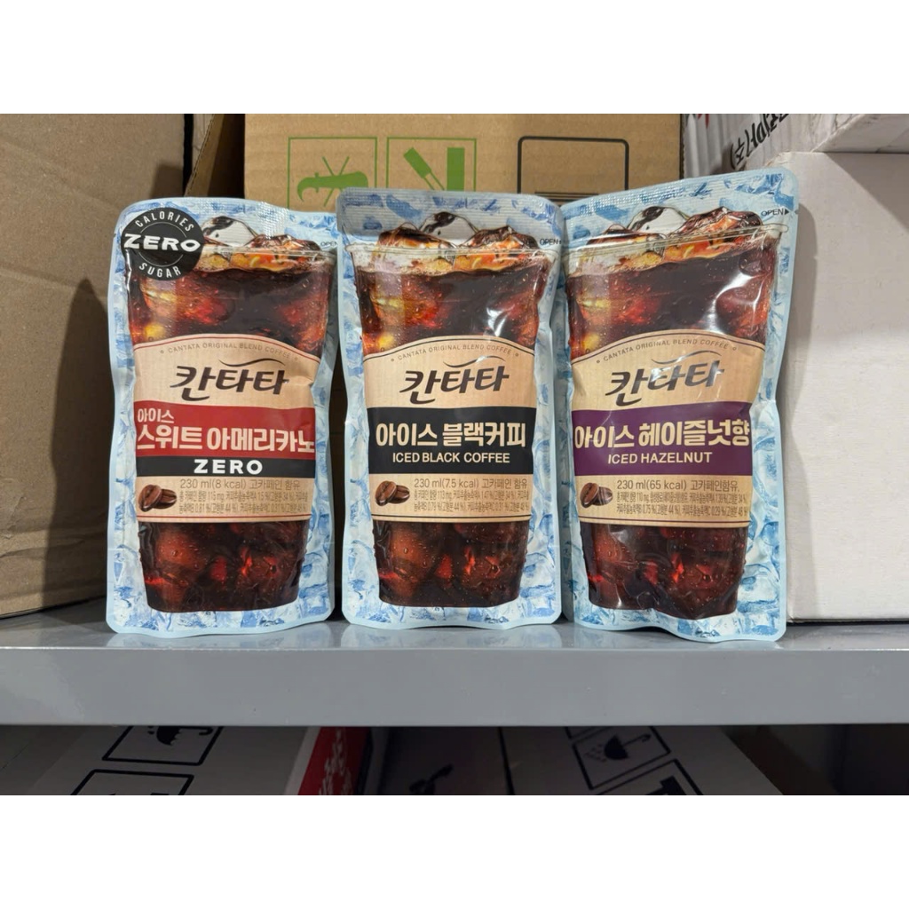 [Nhập Khẩu Chính Hãng ] Cà Phê Gói  Pha Sẵn Ice Talk Hàn Quốc CANTATA 230ML( AMERICANO, BLACK COFFEE