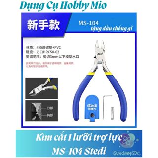  Kìm cắt 1 lưỡi Stedi MS-104 tặng bao da + dầu chống gỉ - Dụng Cụ Mô Hình 