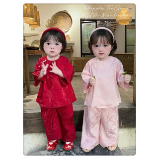 Pháp phục Trà Giang đôi Mẹ&bé gái🪷(Nhà Xuka handmade)
