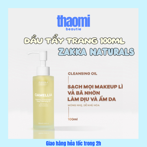 Dầu Tẩy Trang Soothing & Antioxidant Deep Cleansing Oil Zakka Naturals 100ml