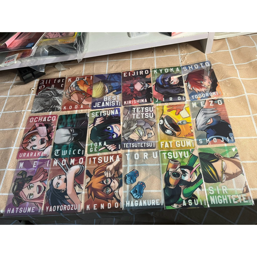 Card clear triển lãm My Hero academia MHA