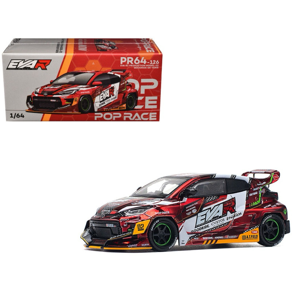 Pop Race -  EVA RT Production Model-02 PR640126 Goodride GR Yaris