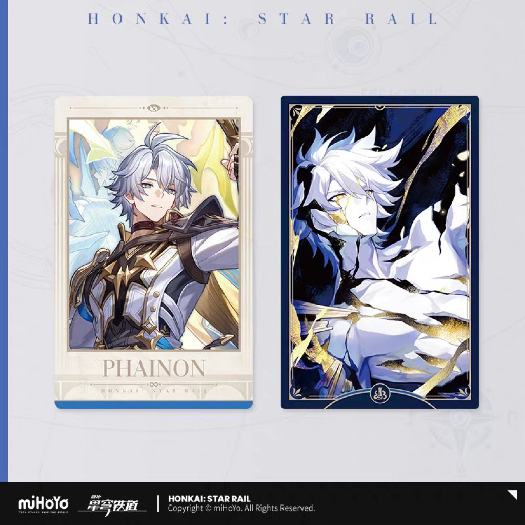 (Mihoyo Official) Card Honkai Star Rail Phainon Mydei DanHeng Blade JingYuan Aventurine Sunday