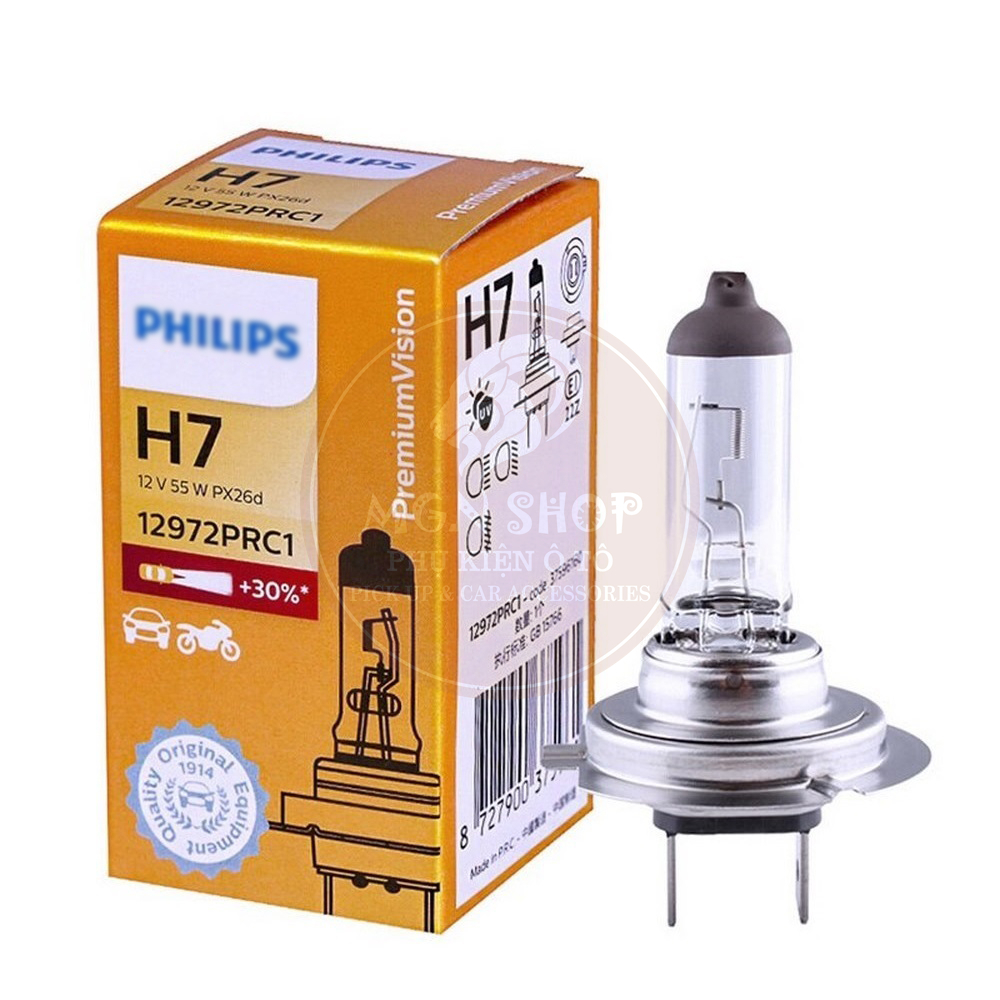 Đèn [Halogen] [3200K] [H7 12V 55W] [01 bóng/bộ]