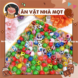   COMBO 50 CHIẾC  Kẹo Dẻo Con Mắt Mini Có Nhân Kẹo Dẻo Có Nhân Hình Con Mắt   Dưa Hấu 