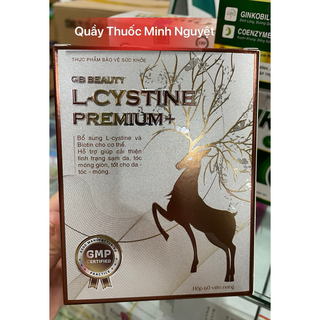 Viên uống L_CYSTINE PREMIUM + hộp 60 viên.