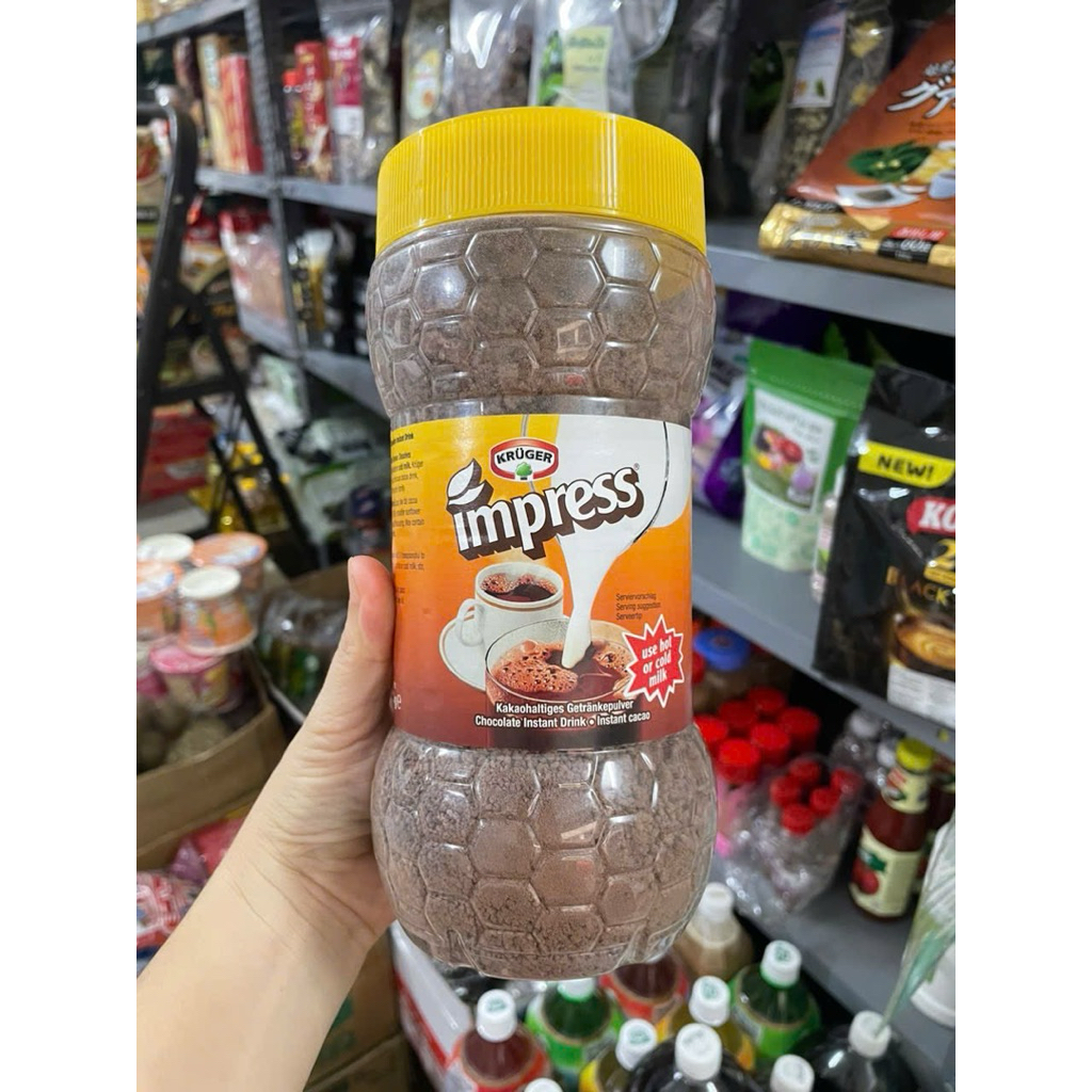 bột cacao Impress hiệu Kruger được sản xuất tại Đức