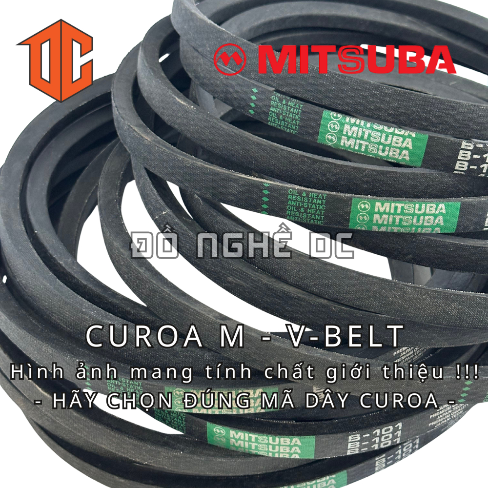 Sợi curoa bản V-BELT MITSUBA M87 M66 M57 M93 M42 M77 M29 M75 M24 M65 M95 M65 M29 M41 M64 M91 M29 M74
