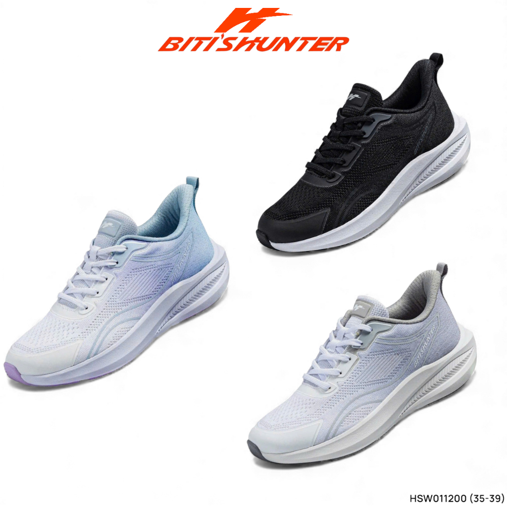 BITI'S HUNTER | Giày thể thao nữ cao cấp size 35-39 Sneaker cổ thấp buộc dây Hunter Core HSW011200