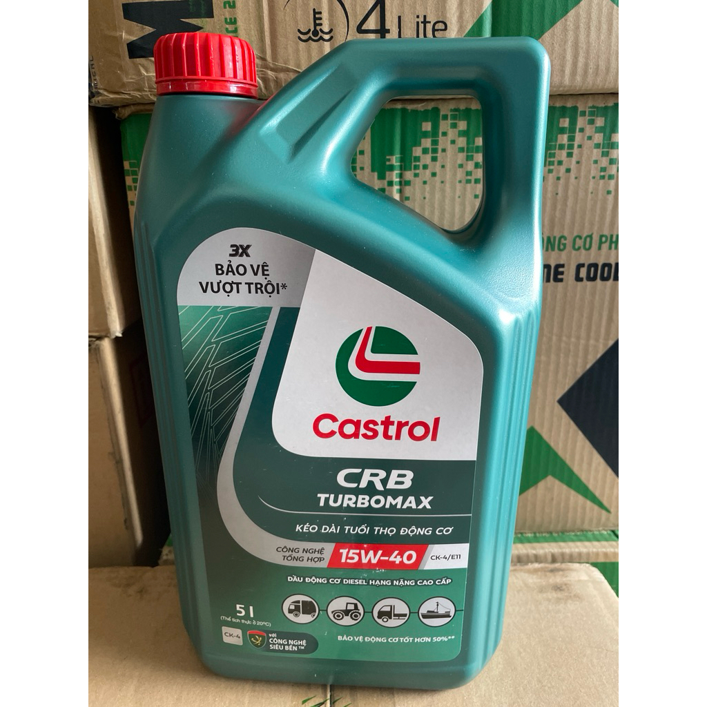 Nhớt Castrol 15W40, Nhớt Castrol 40 - 5 Lít Chính Hãng