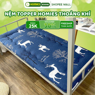  Đệm Topper HOMIES Bedding & Décor Tấm Làm Mềm Đệm Topper ngủ trưa văn phòng 