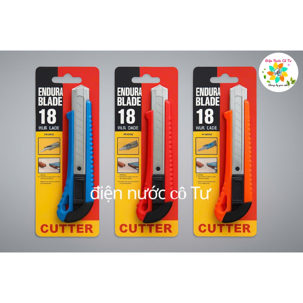 Dao rọc giấy Lớn Berrylion - lưỡi dao rọc giấy - dao cắt hộp carton, bìa giấy