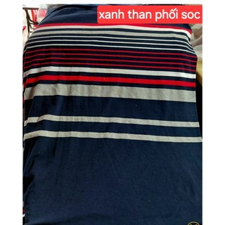 Vải thun cotton 100% (sọc ngang 4 chiều )