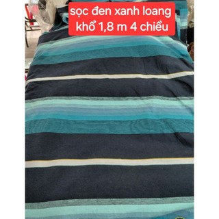 Vải thun cotton 100% (sọc ngang 4 chiều )