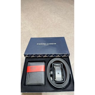  Set thắt lưng dây nịt nam kèm Pierre Cardin wallet pin belt gift set Malaysia 